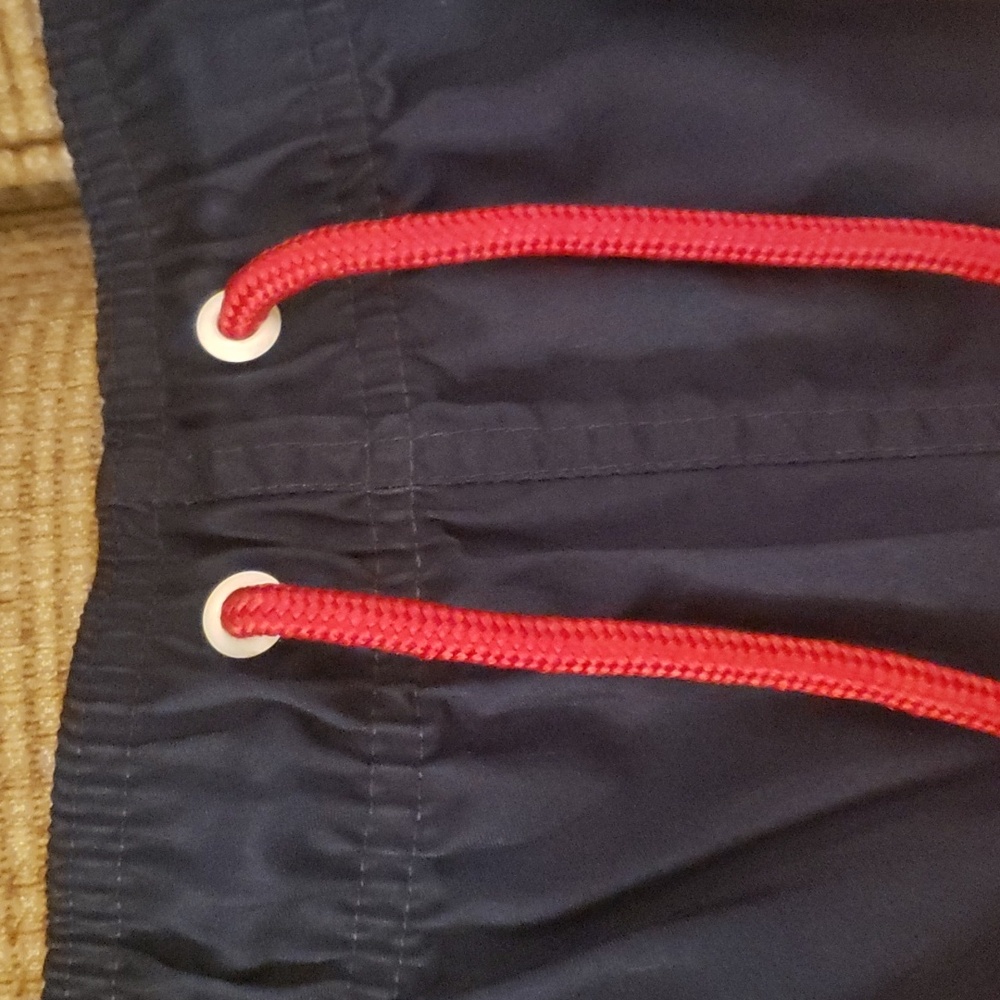 Men's Red Star-Patterned Swimsuit, size XL - Picture 2 of 7